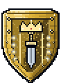 Gold rank medal